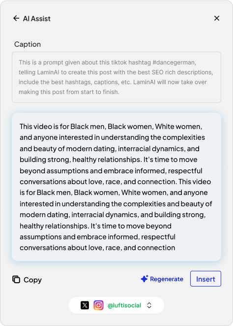 Unlock Creativity with AI-Driven Content interface mockup